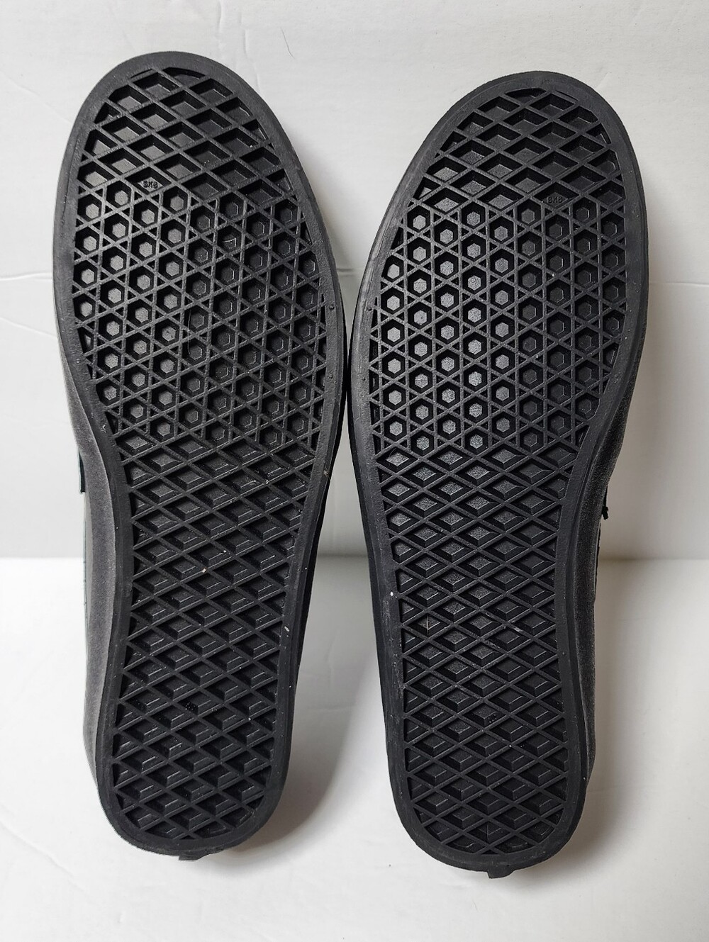 Vans Skate Loafer Black And White Color Way Leather Slip On Mens Size 9 - Picture 7 of 9